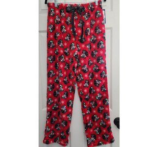 Pillowtalk LARGE womens fuzzy raccoon pajama pants NWT